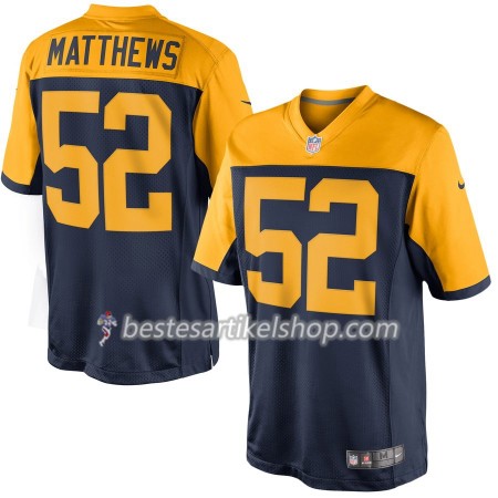 Herren Green Bay Packers Trikot Clay Matthews 52 Nike Alternate
